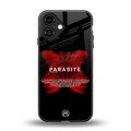 parasite positive back phone cover | glass case for iphone 16