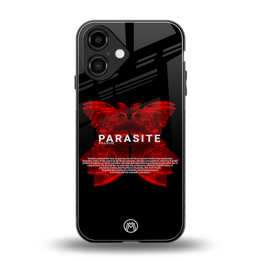 parasite positive back phone cover | glass case for iphone 16