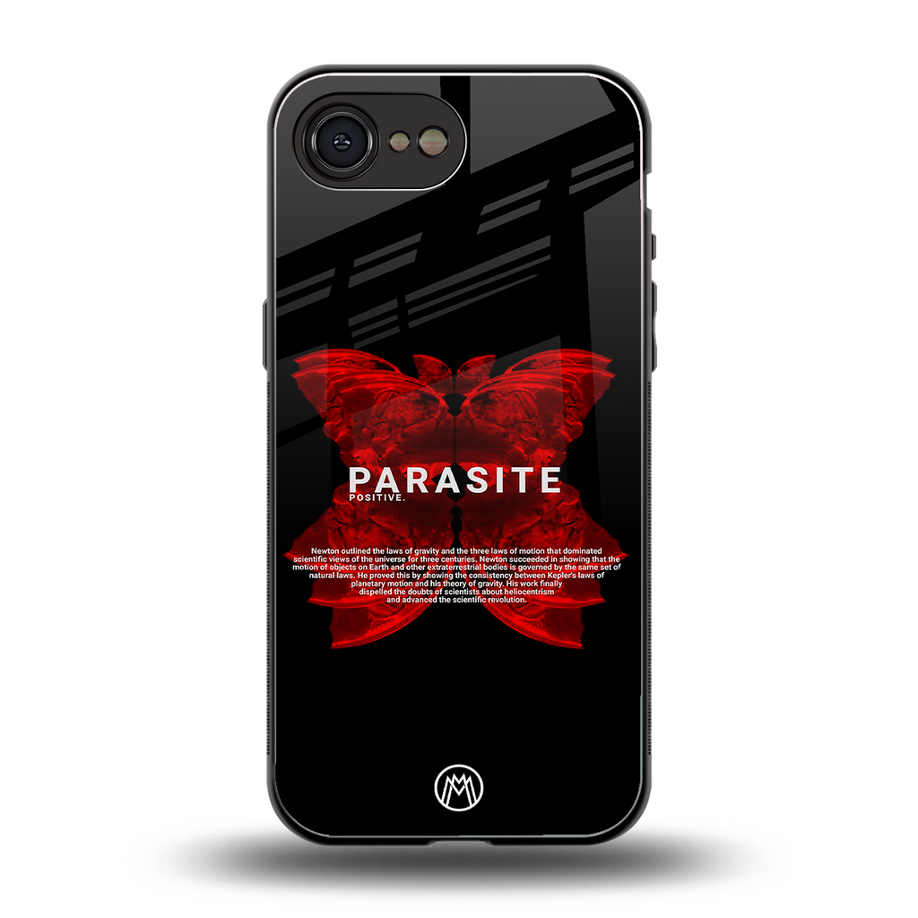 parasite positive back phone cover | glass case for iphone 16e