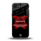 parasite positive back phone cover | glass case for iphone 16e