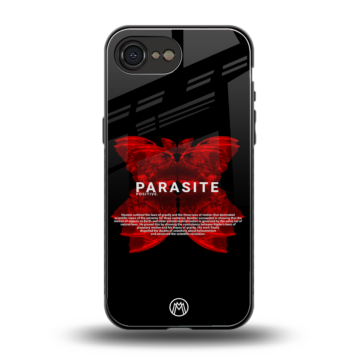 parasite positive back phone cover | glass case for iphone 16e