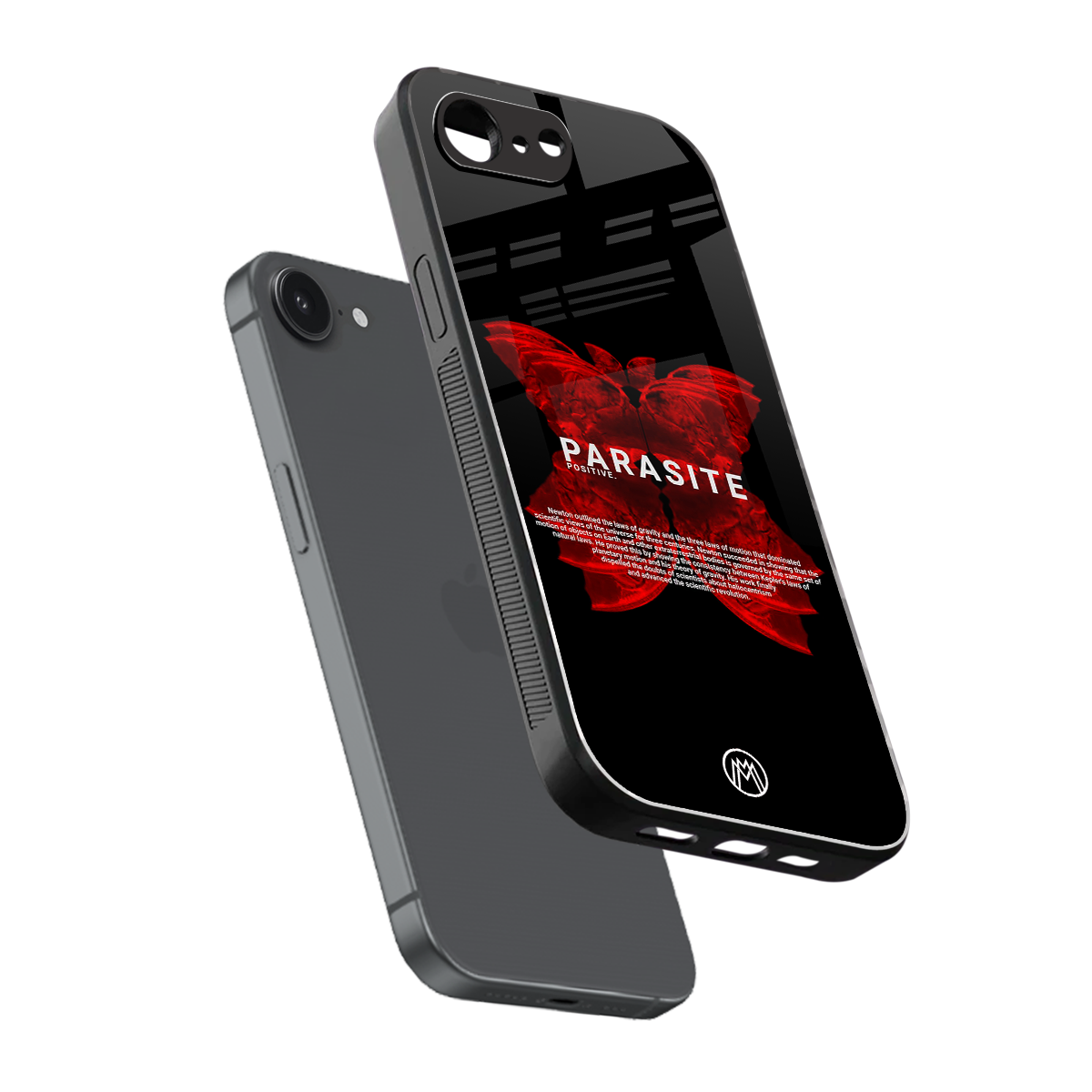 parasite positive back phone cover | glass case for iphone 16e