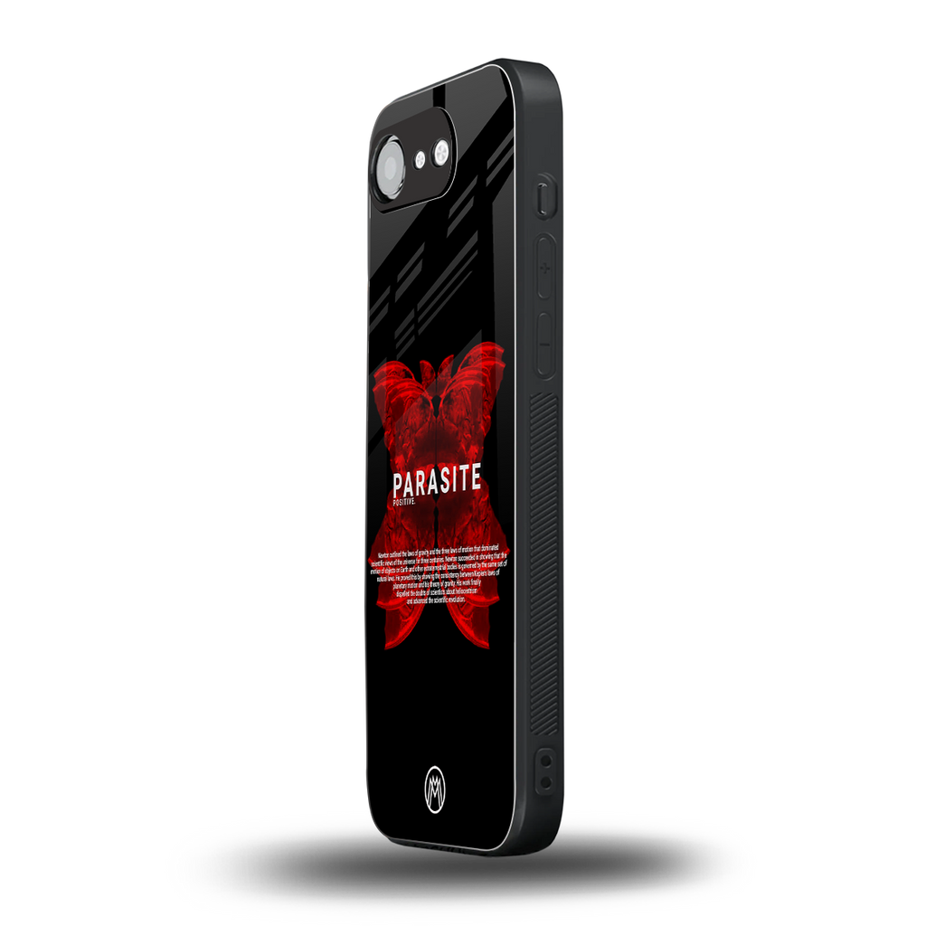 parasite positive back phone cover | glass case for iphone 16e