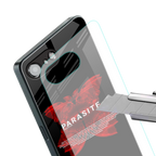parasite positive back phone cover | glass case for iphone 16e