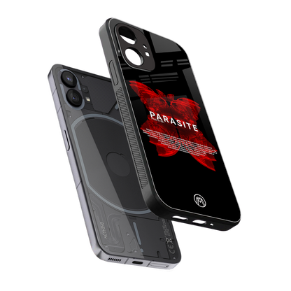 parasite positive back phone cover | glass case for nothing phone 1