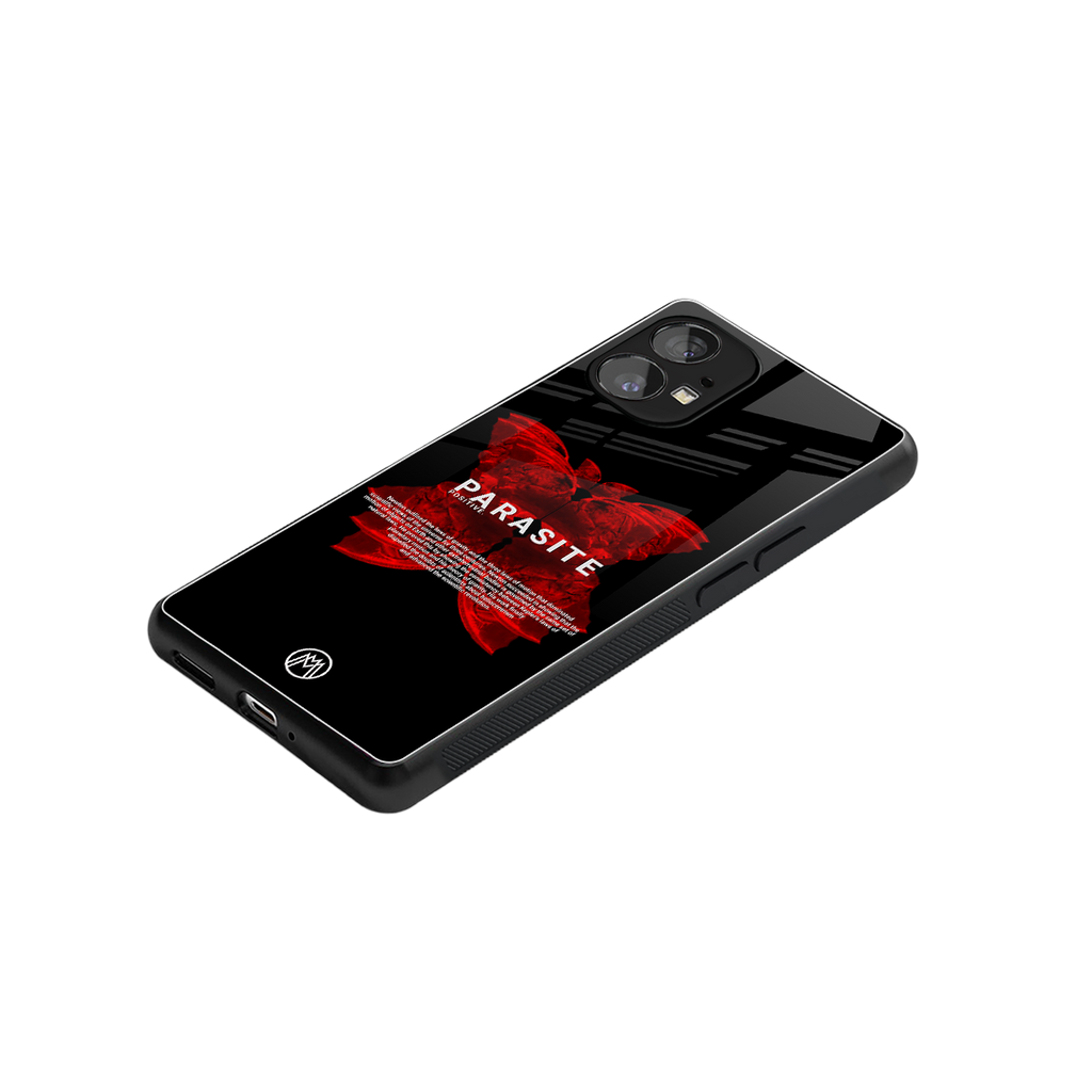 parasite positive back phone cover | glass case for nothing phone 1