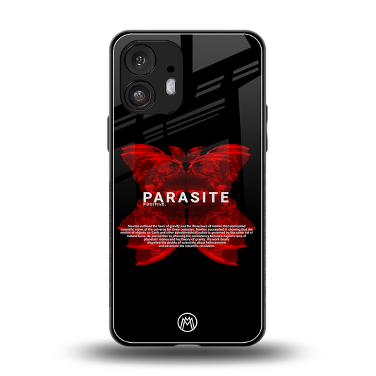 parasite positive back phone cover | glass case for nothing phone 2