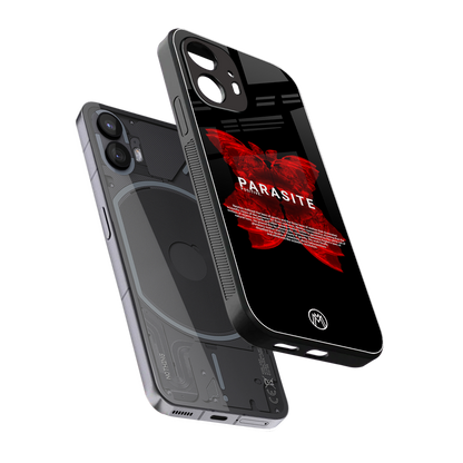 parasite positive back phone cover | glass case for nothing phone 2