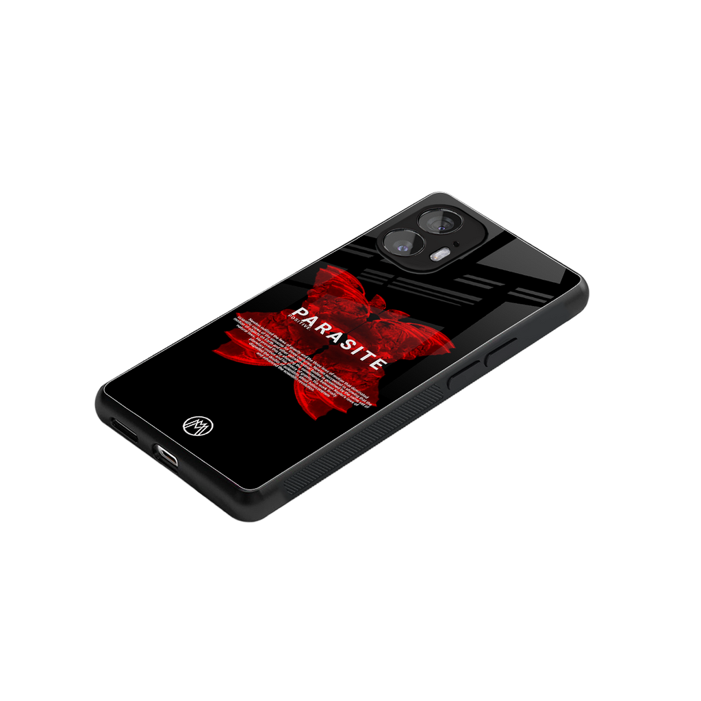 parasite positive back phone cover | glass case for nothing phone 2