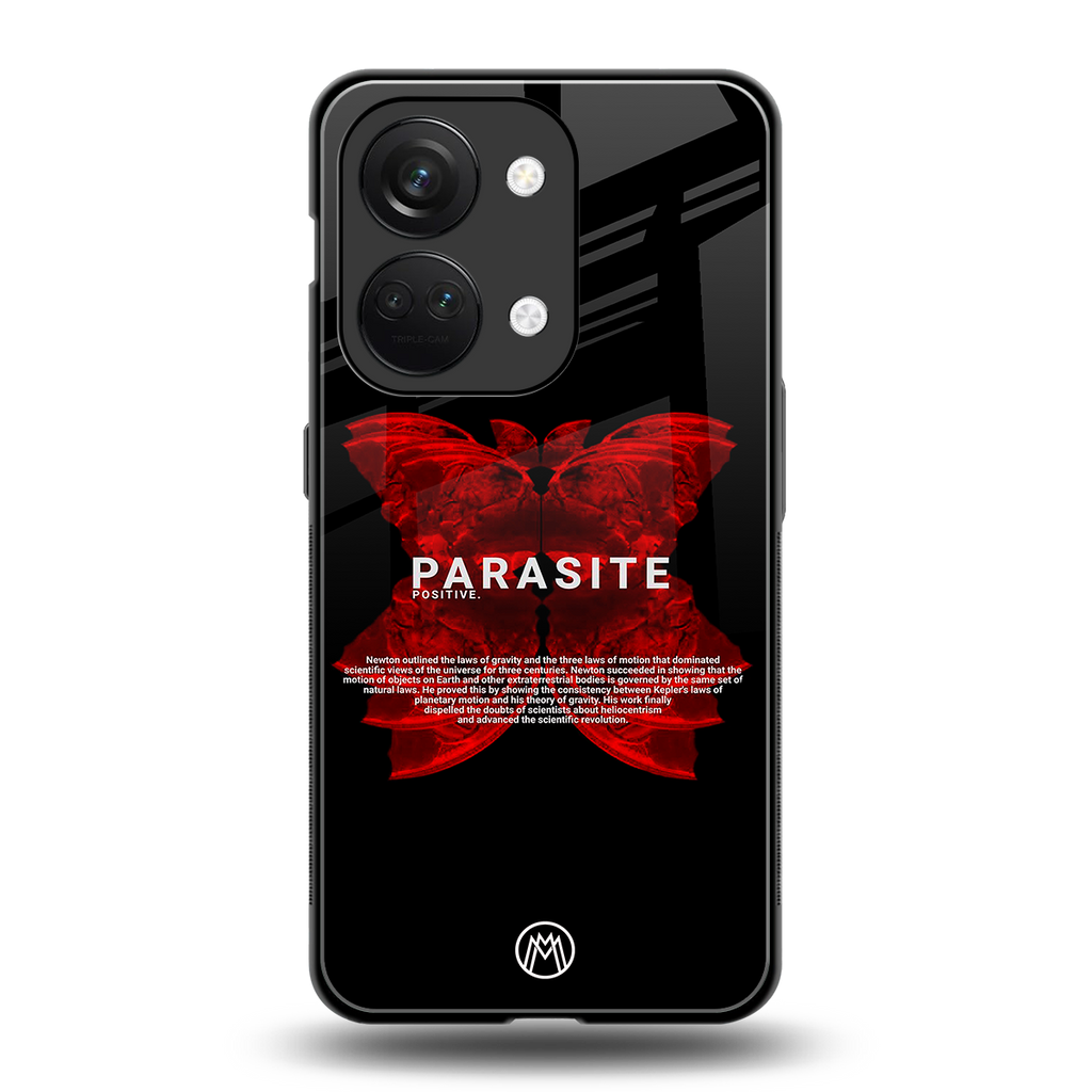 parasite positive back phone cover | glass case for oneplus nord 3