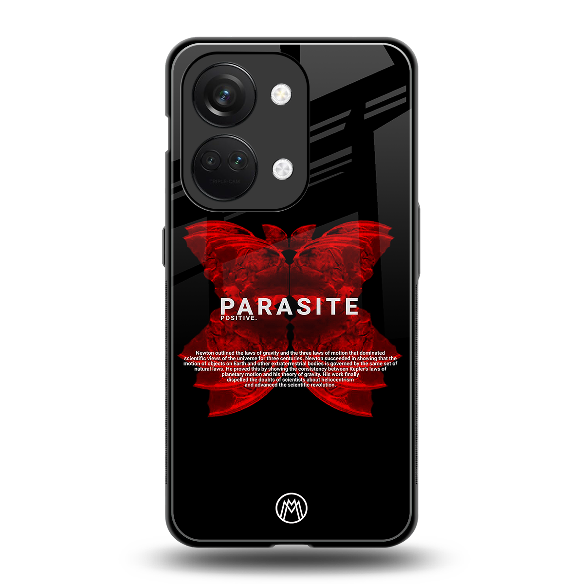 parasite positive back phone cover | glass case for oneplus nord 3