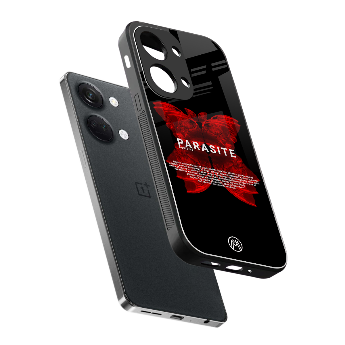 parasite positive back phone cover | glass case for oneplus nord 3