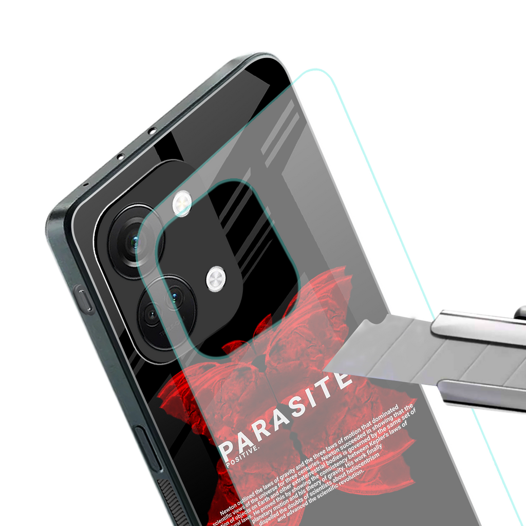 parasite positive back phone cover | glass case for oneplus nord 3