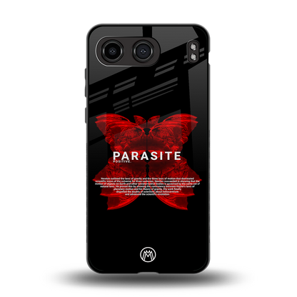 parasite positive back phone cover | glass case for oneplus nord 4