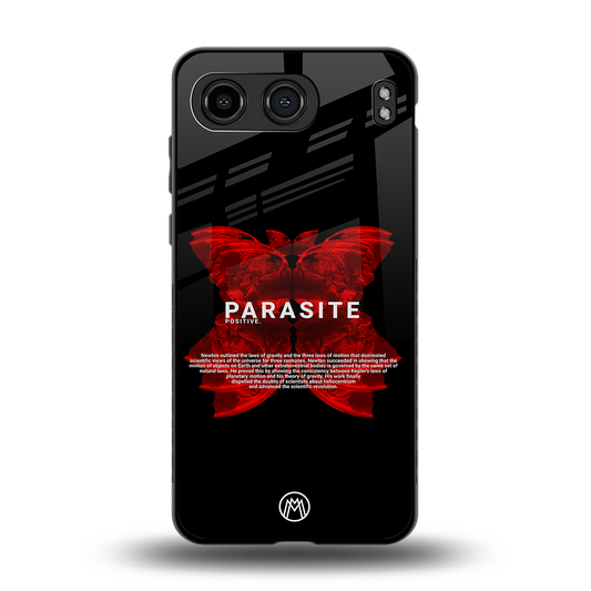 parasite positive back phone cover | glass case for oneplus nord 4