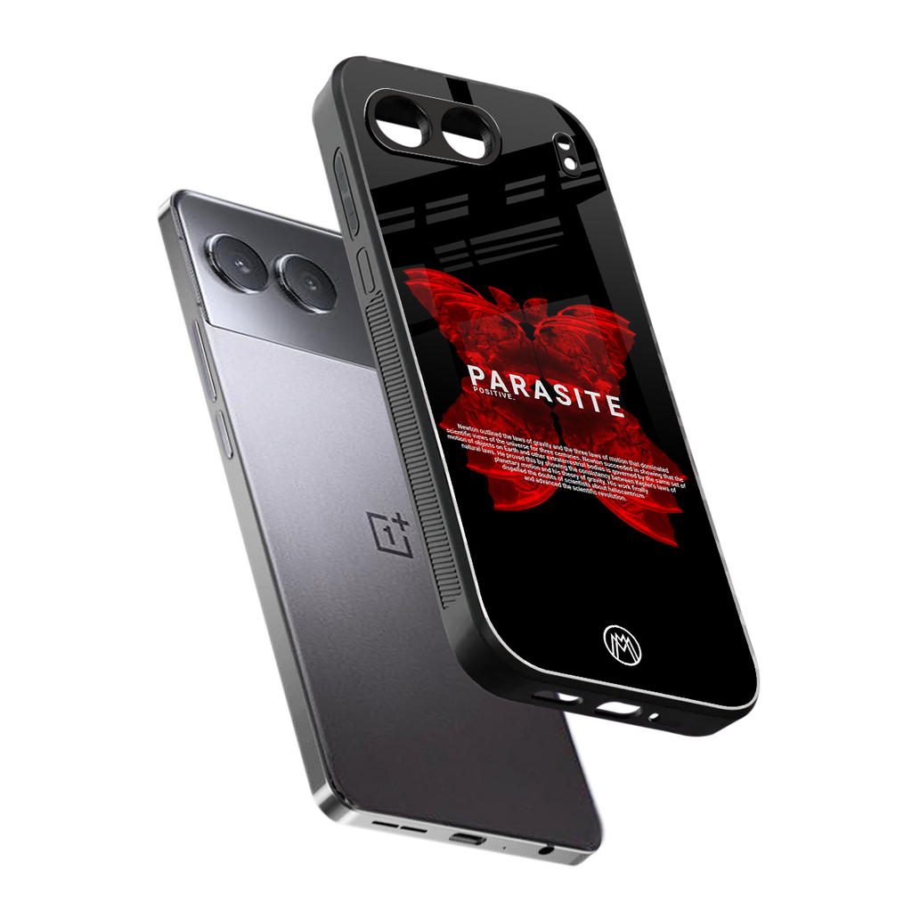 parasite positive back phone cover | glass case for oneplus nord 4