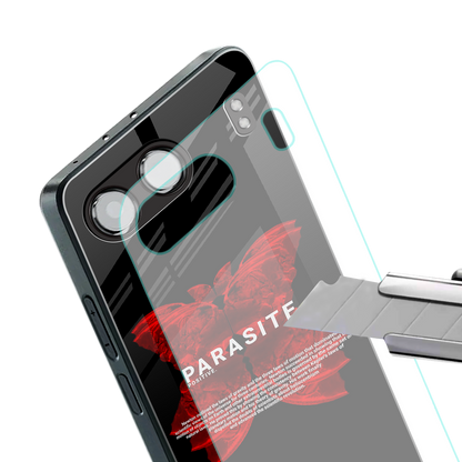 parasite positive back phone cover | glass case for oneplus nord 4