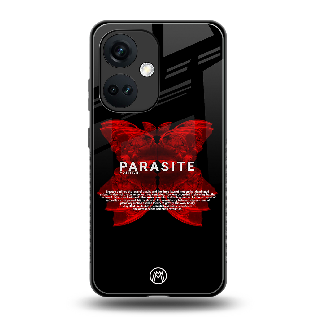 parasite positive back phone cover | glass case for oneplus nord ce 3