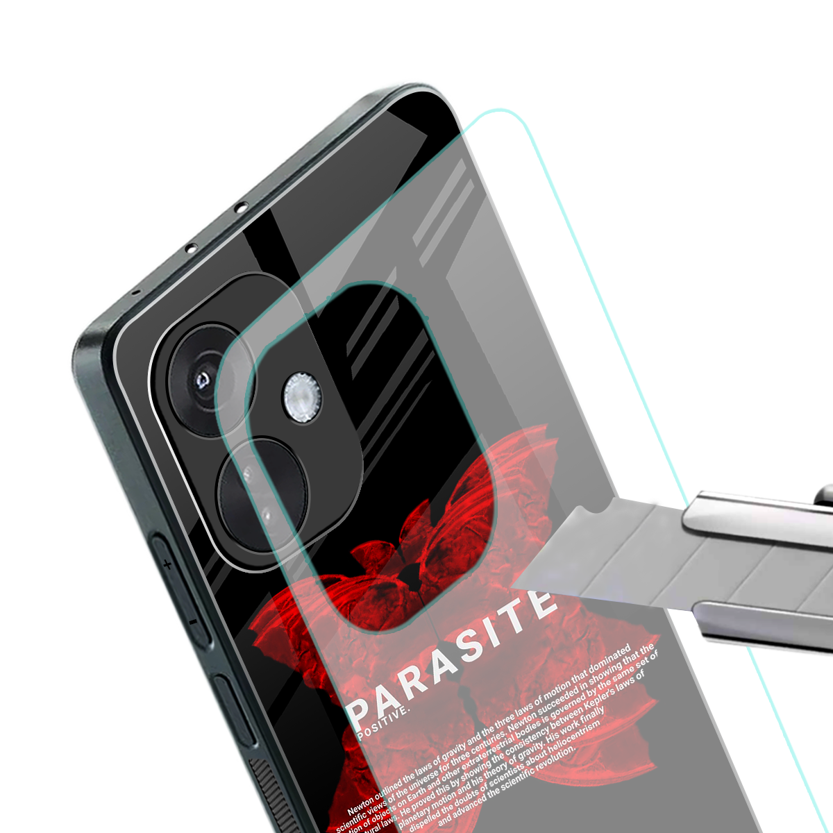 parasite positive back phone cover | glass case for oneplus nord ce 3