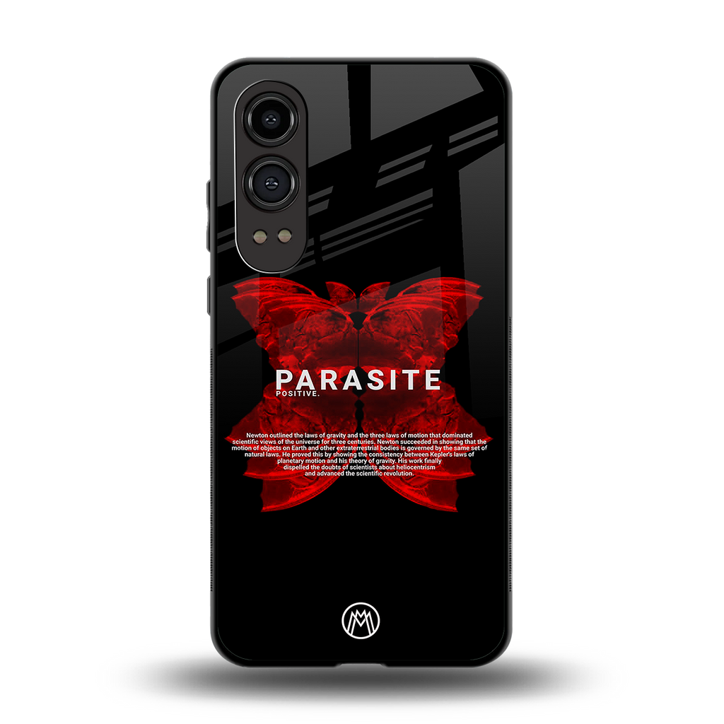 parasite positive back phone cover | glass case for oneplus nord ce 4 lite