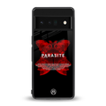 parasite positive back phone cover | glass case for google pixel 6 pro