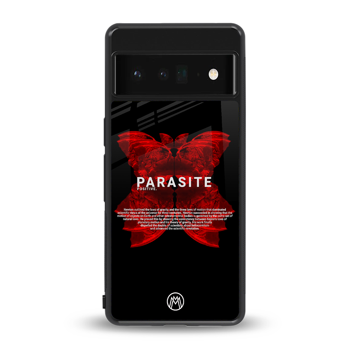 parasite positive back phone cover | glass case for google pixel 6 pro