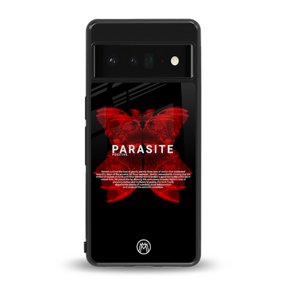 parasite positive back phone cover | glass case for google pixel 6 pro