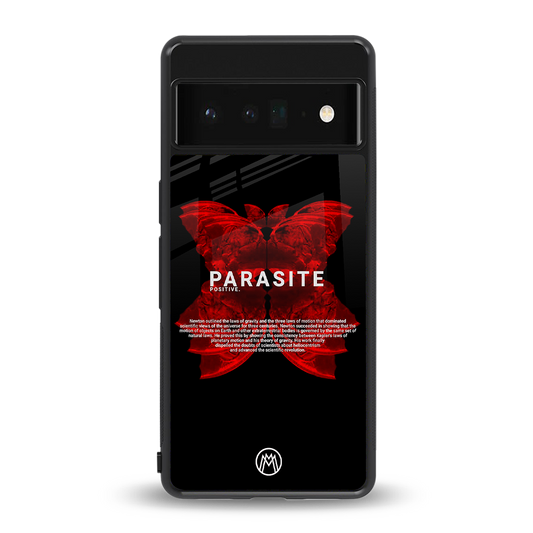 parasite positive back phone cover | glass case for google pixel 6 pro