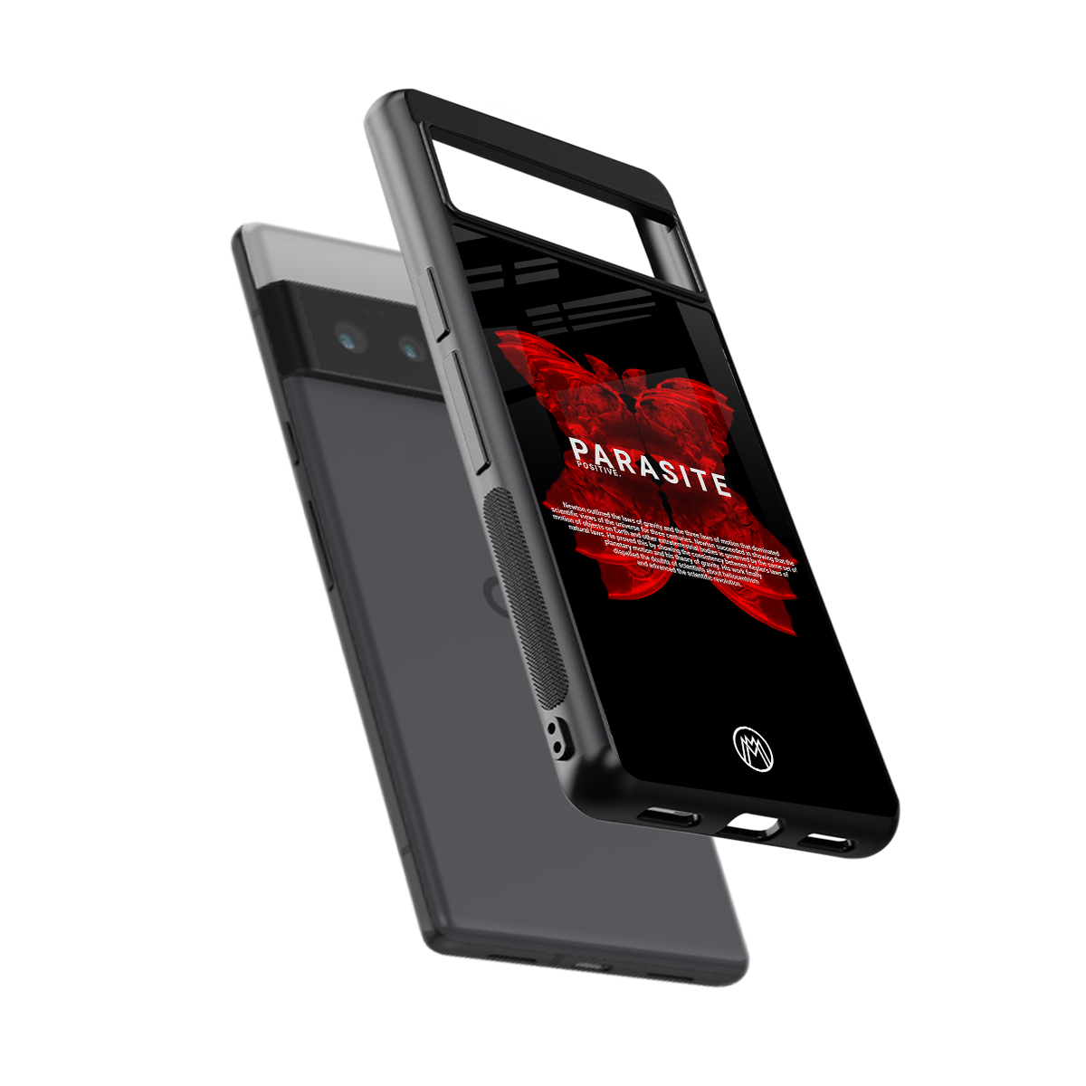 parasite positive back phone cover | glass case for google pixel 6 pro