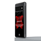 parasite positive back phone cover | glass case for google pixel 6 pro
