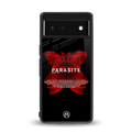 parasite positive back phone cover | glass case for google pixel 6