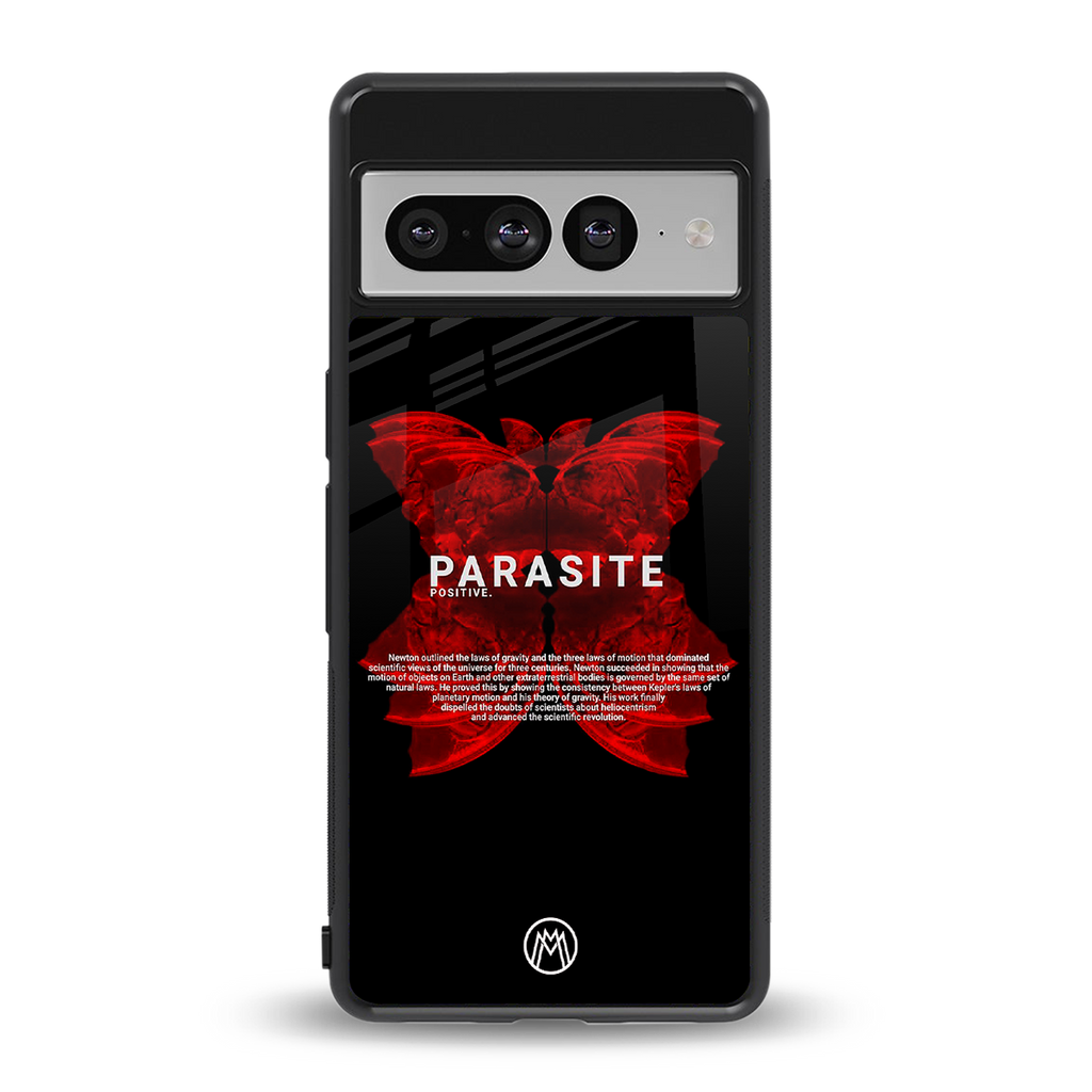 parasite positive back phone cover | glass case for google pixel 7 pro
