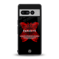 parasite positive back phone cover | glass case for google pixel 7 pro