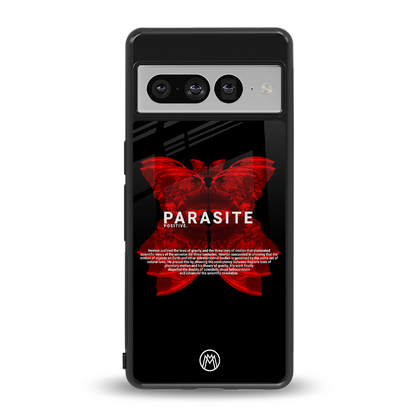 parasite positive back phone cover | glass case for google pixel 7 pro