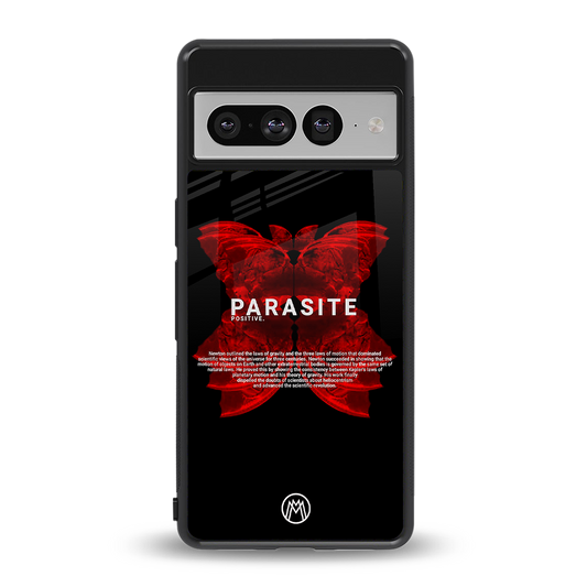 parasite positive back phone cover | glass case for google pixel 7 pro
