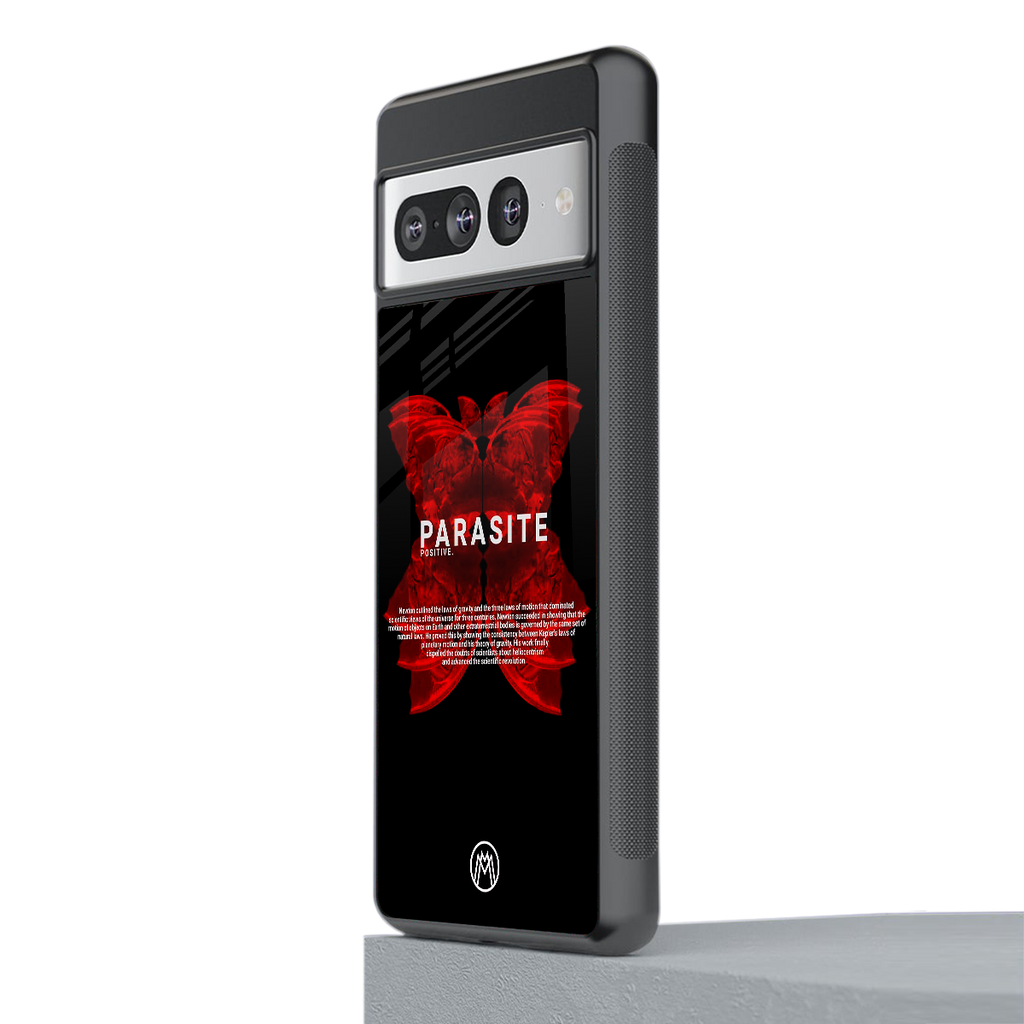 parasite positive back phone cover | glass case for google pixel 7 pro