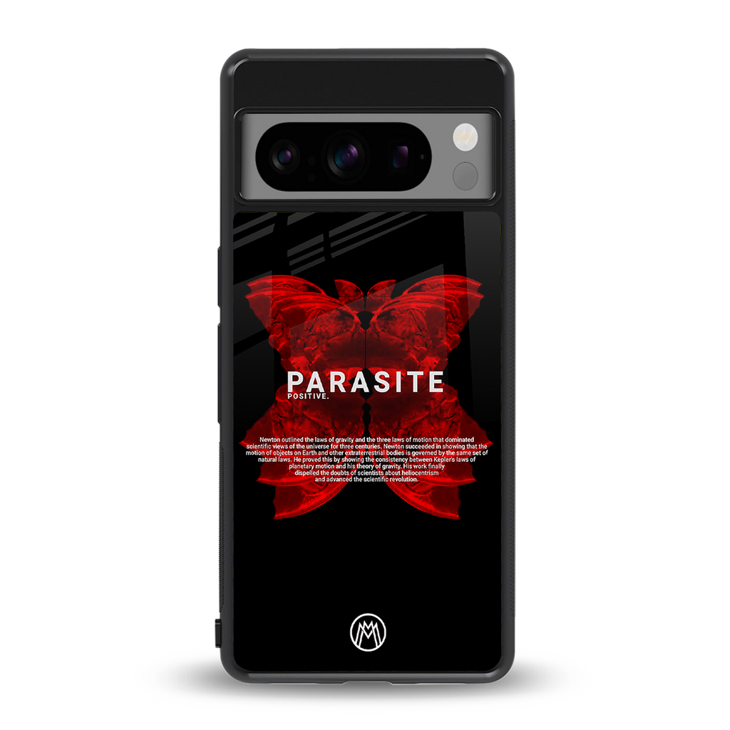 parasite positive back phone cover | glass case for google pixel 8 pro