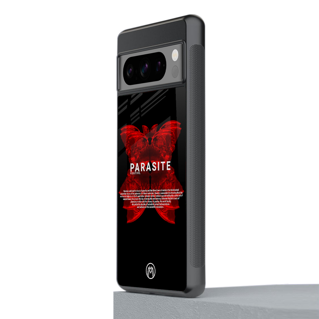 parasite positive back phone cover | glass case for google pixel 8 pro