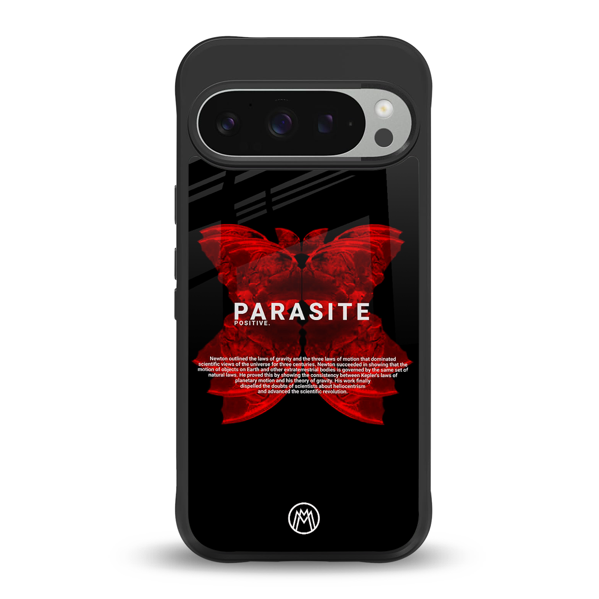 parasite positive back phone cover | glass case for google pixel 9 pro xl