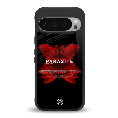 parasite positive back phone cover | glass case for google pixel 9 pro xl