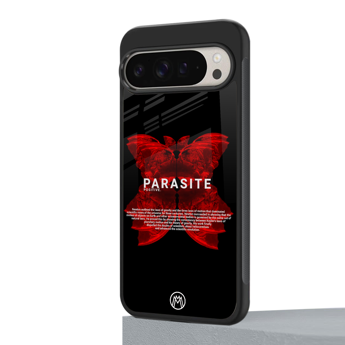 parasite positive back phone cover | glass case for google pixel 9 pro