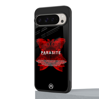 parasite positive back phone cover | glass case for google pixel 9 pro