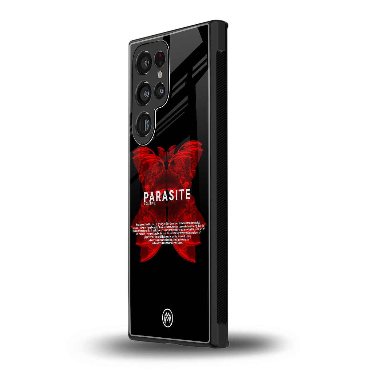 parasite positive back phone cover | glass case for samsung galaxy s24 ultra