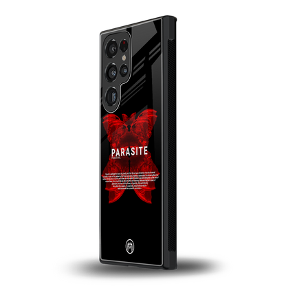 parasite positive back phone cover | glass case for samsung galaxy s24 ultra