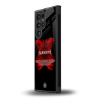 parasite positive back phone cover | glass case for samsung galaxy s23 ultra