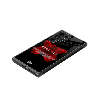 parasite positive back phone cover | glass case for samsung galaxy s23 ultra