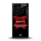 parasite positive back phone cover | glass case for samsung galaxy s25 ultra