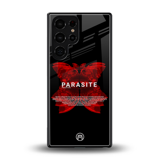 parasite positive back phone cover | glass case for samsung galaxy s25 ultra