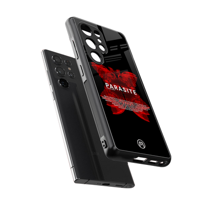 parasite positive back phone cover | glass case for samsung galaxy s25 ultra