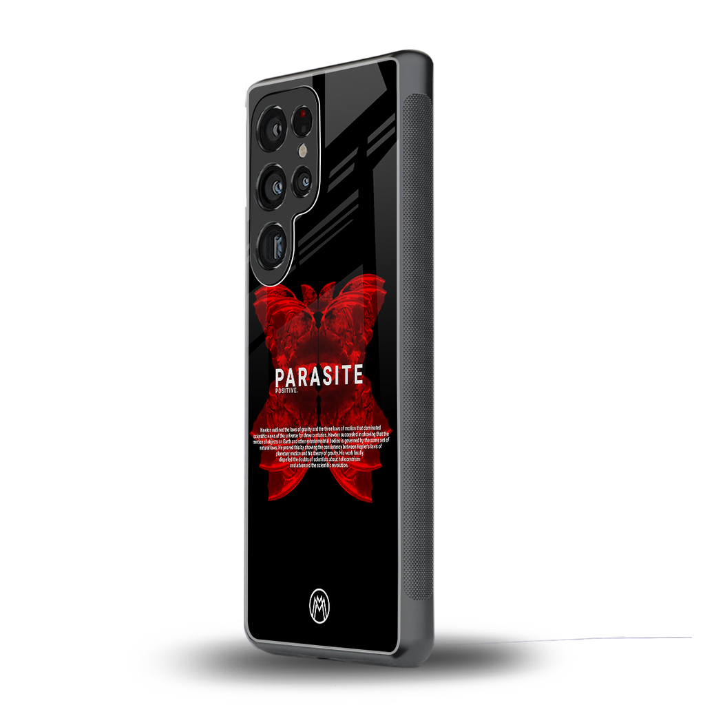 parasite positive back phone cover | glass case for samsung galaxy s25 ultra